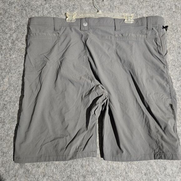 Wrangler Shorts Mens 48 Gray Performance Outdoor Utility Nylon Stretch Pockets - Picture 2 of 7